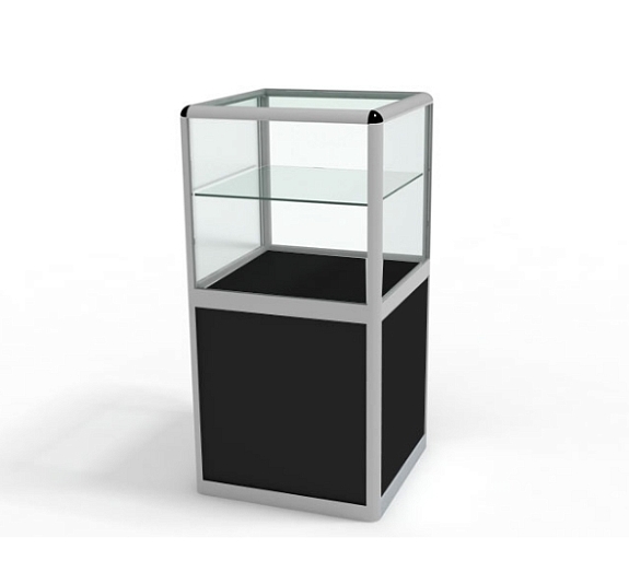 Витрина-подиум черная рис 2