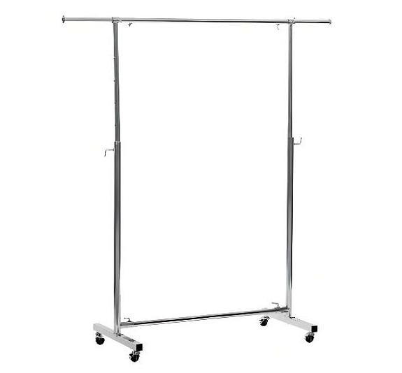 Вешало на колесах хромированное Pollax рис 2