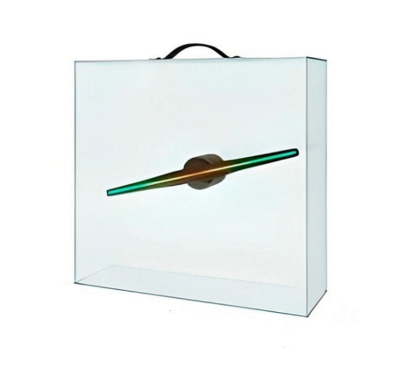 картинка Голографический вентилятор настольный квадратный от компании Рент-Бери