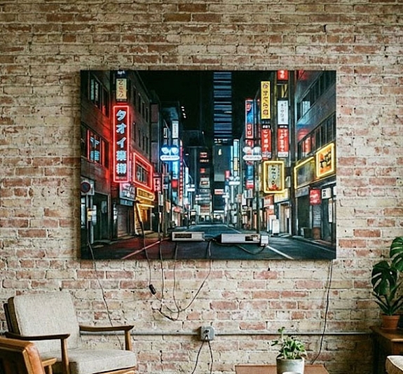 Неоновая вывеска «Картина с неоном» в аренду рис 1