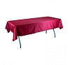 Скатерть прямоугольная 1,4-2,4м бордовая рис 3