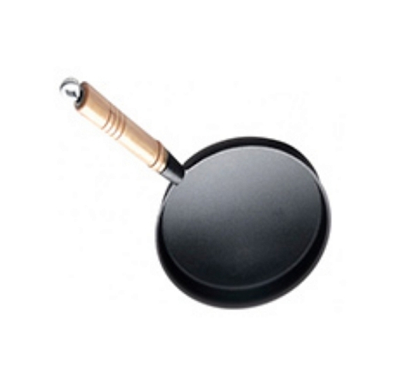 Сковорода чугунная блинная D24 см рис 2