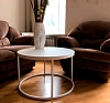 картинка Журнальный стол Round White от компании Рент-Бери