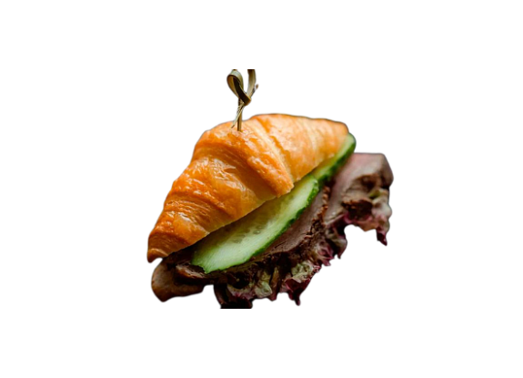 Мини-круассан с ростбифом