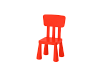 Детский стульчик Mammut красный