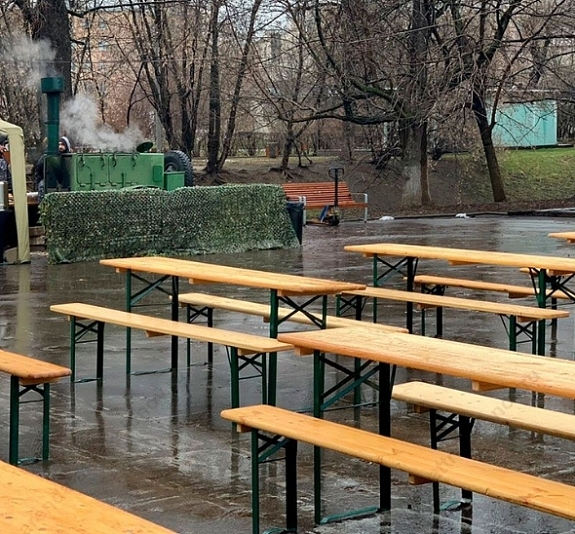 Стол складной 220×60 см рис 1