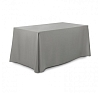 Скатерть прямоугольная серая рис 1