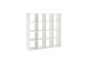 Стеллаж на 16 ячеек белый