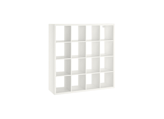 Стеллаж на 16 ячеек белый
