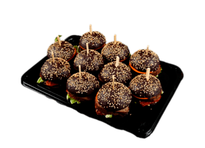 Мини бургер с говяжьей котлетой