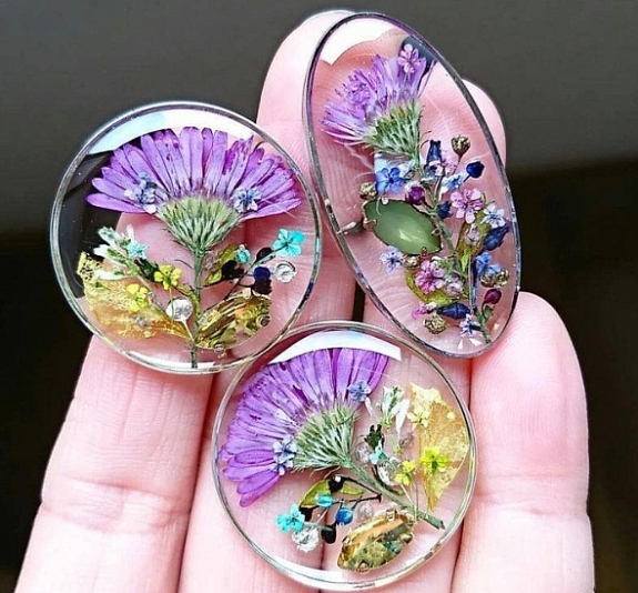 Мастер класс «Украшения из эпоксидной смолы» рис 1