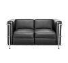 Диван Chrome двухместный черный рис 3