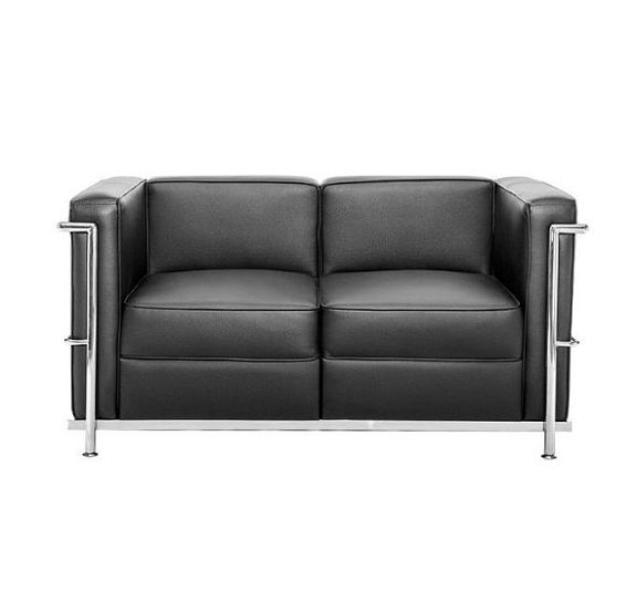 Диван Chrome двухместный черный рис 3