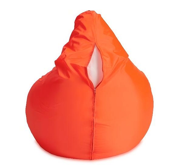 картинка Пуф кресло-мешок оранжевый от компании Рент-Бери