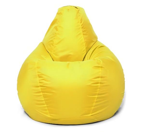 картинка Пуф кресло-мешок желтый от компании Рент-Бери