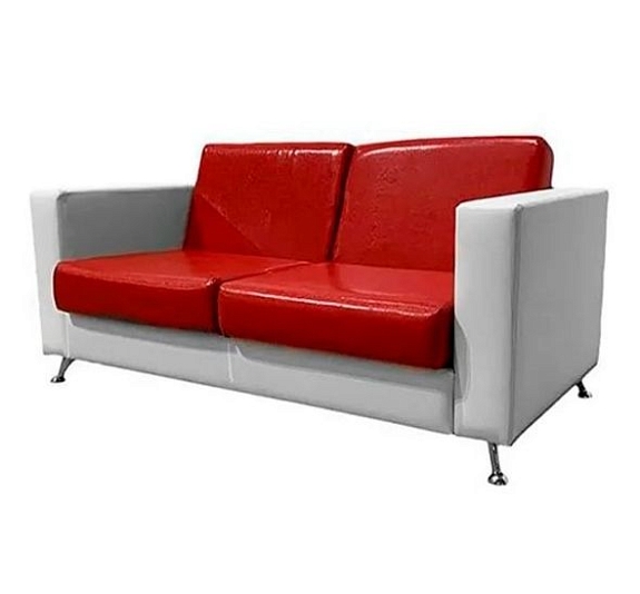 Диван Cube двухместный красный рис 1