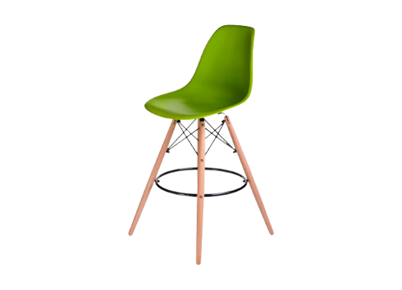 Стул барный Eames зеленый