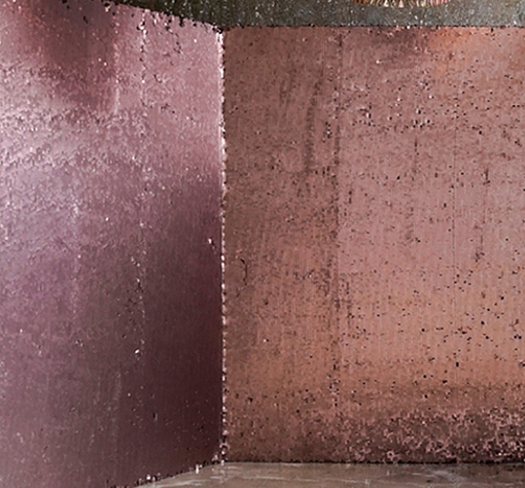 Фотозона бронзовые крупные пайетки рис 2