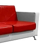 Диван Cube двухместный красный рис 2