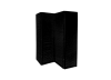 Складная ширма чёрная