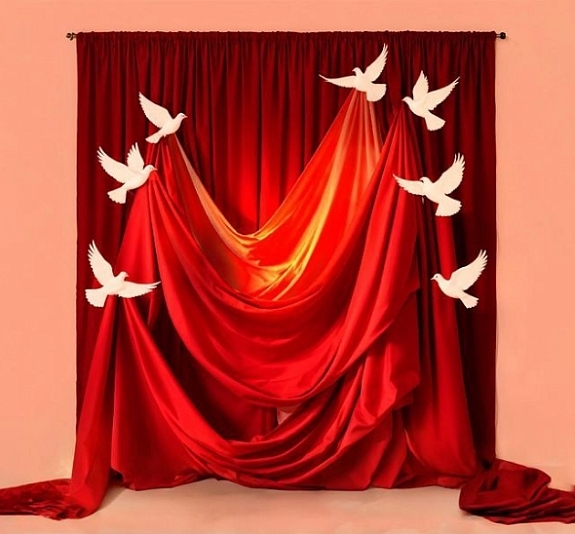 Фотозона "Пламя победы" рис 1