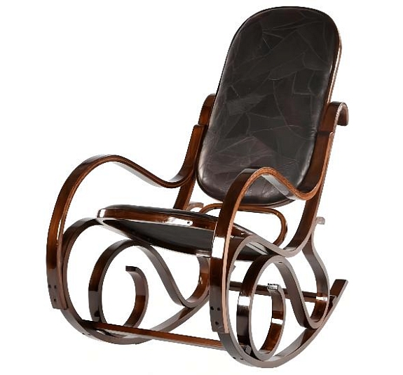 Кресло-качалка Экокожа рис 1