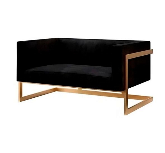 Диван Andrian Black & Gold рис 3