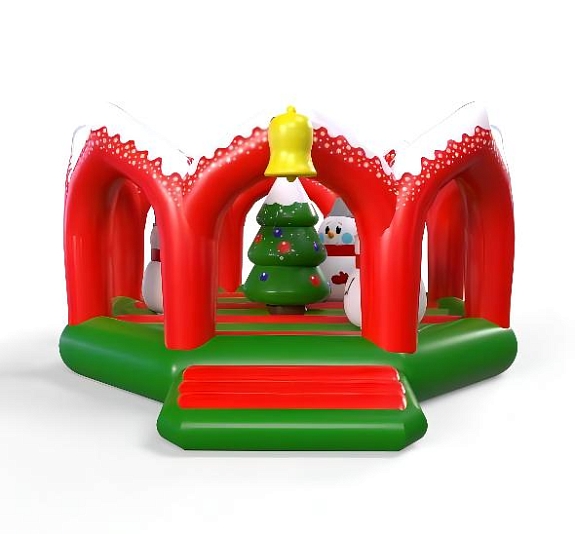 картинка Батут "Зимний лес" от компании Рент-Бери