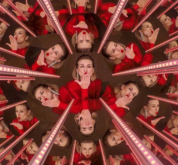 Новогодняя Фотобудка калейдоскоп рис 1