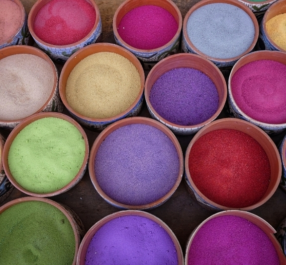 Мастер-класс "Рисование песком в бутылке" рис 3