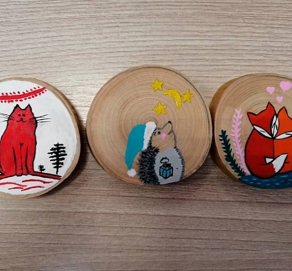 Мастер-класс «Роспись на спилах» рис 2