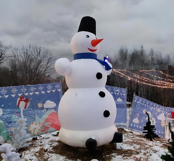 картинка Снеговик надувной от компании Рент-Бери