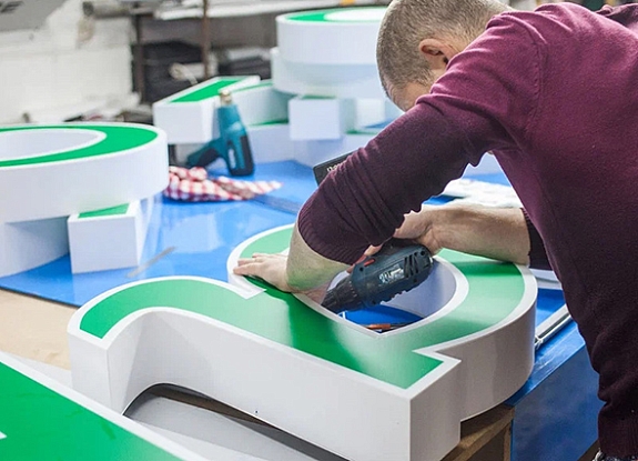 Изготовление букв и цифр 80 см