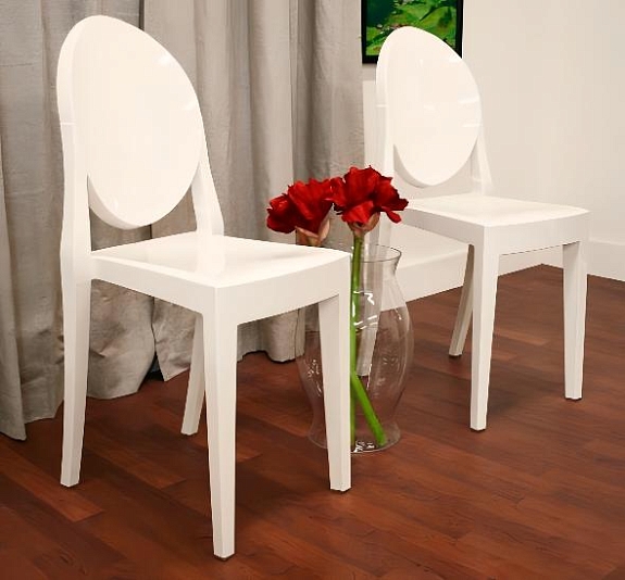 Стул Victoria Ghost белый рис 4