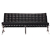 Диван Barcelona Loveseat sofa black рис 3