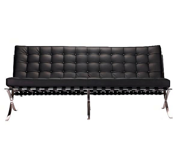Диван Barcelona Loveseat sofa black рис 3