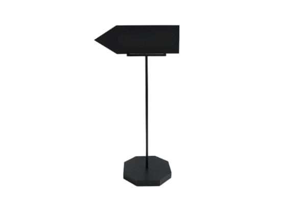 Стойка указатель чёрная