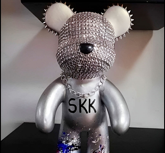 Мастер-класс «Флюид-арт Мишка» рис 5