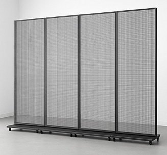 Видеопилон 4x2м. Прозрачный