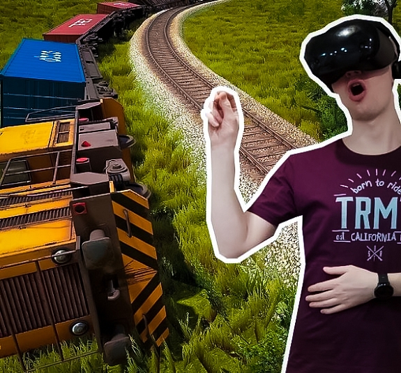 картинка Симулятор машиниста VR от компании Рент-Бери