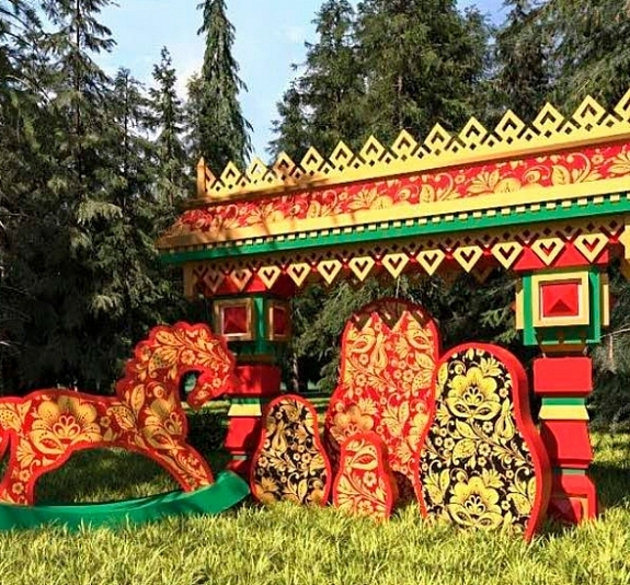 Фотозона в Русском стиле рис 4