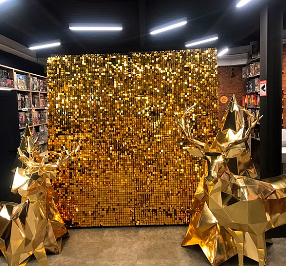 Новогодняя фотозона "Золотой праздник" рис 3