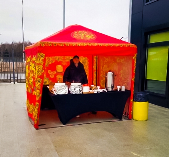 Тент палатка "Ярмарка" 2,5х2,5 рис 7