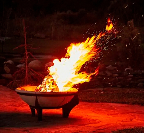 Чаша для костра с подставкой рис 3