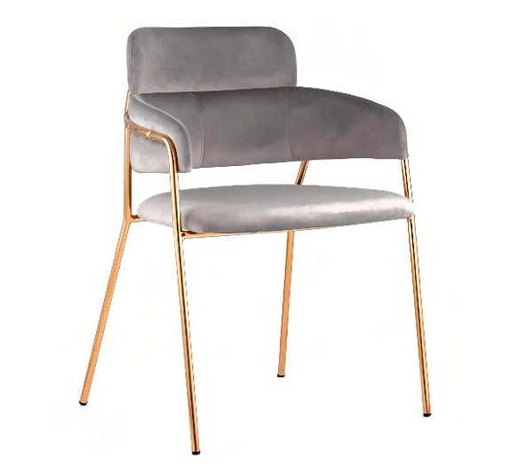 Стул Полин светло-серый рис 4