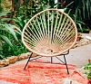 Бежевый садовый стул Acapulco Chair рис 3