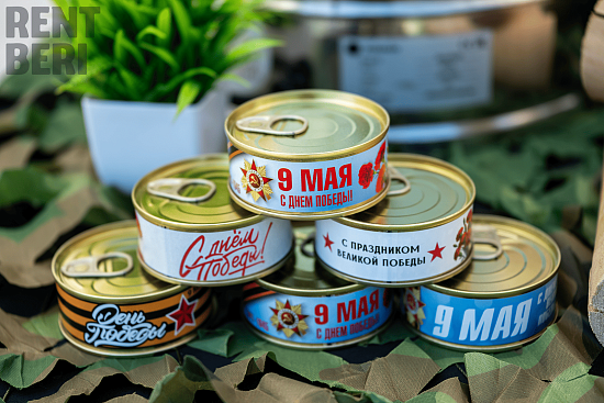 Полевая кухня, фотозона и декор для компании Роснефть по случаю праздника 9 мая рис 7
