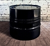 Стол журнальный из бочки чёрный рис 3