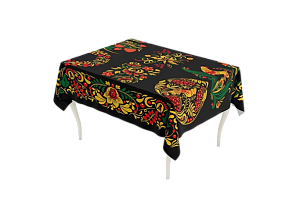 Скатерть прямоугольная хохлома 1,5х3м