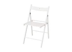 Складной стул Терье белый